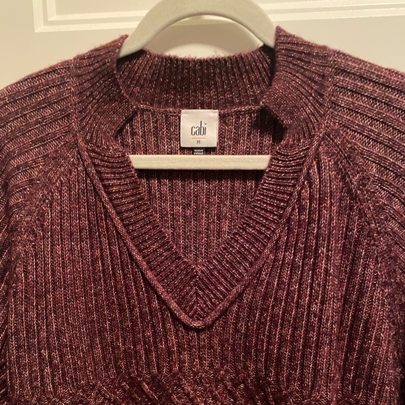 Maroon Cabi Sweater - Picture 3 of 5